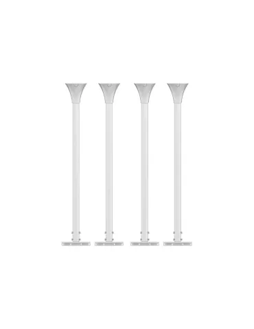 MULTIBRACKETS 5704 Kit de Barres sol-plafond pour caisson Multibrackets Floor to Ceiling Kit Large White - ecran 75 -98  MULTI 2