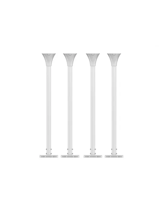 MULTIBRACKETS 5704 Kit de Barras sol-plafond pour caisson Multibrackets Kit de suelo a techo grande Blanco - 75 -98  pantalla