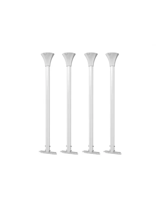 MULTIBRACKETS 5704 Kit de Barres sol-plafond pour caisson Multibrackets Floor to Ceiling Kit Large Blanc - ecran 75"-98"