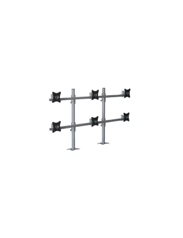 EDBAK SV16CB Support de table rotatif  SV16 (Noir) 6 écrans 19" - 27"
