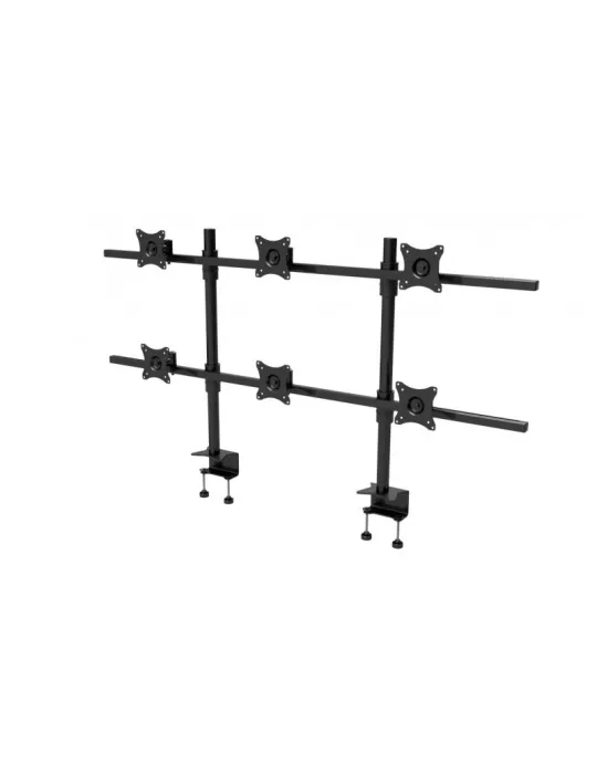 EDBAK SV16CB Support de table rotatif  SV16 (Noir) 6 écrans 19" - 27"