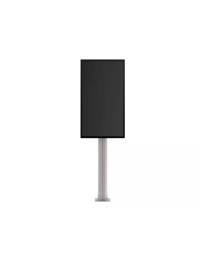 MULTIBRACKETS 6337 Bildschirmständerstange 210cm hoch Multibrackets Public Display Stand Pillar 210 Silver - Inklusive 220V-St