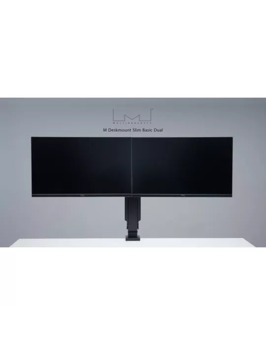 MULTIBRACKETS 9981 Support de table articulé Multibrackets Deskmount Slim Basic Dual - écran de 17" - 27" Vesa Max 100x100
