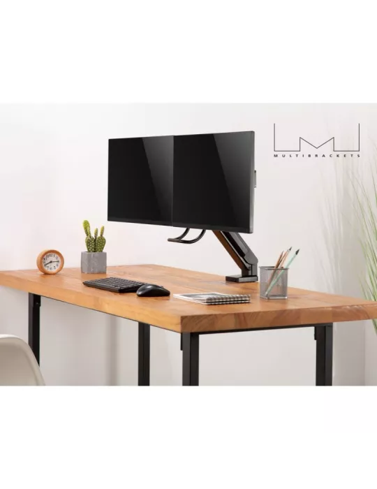 MULTIBRACKETS 9981 Multibrackets Deskmount Slim Basic Dual articulated table stand - 17  - 27  screen Vesa Max 100x100 MULTIBR