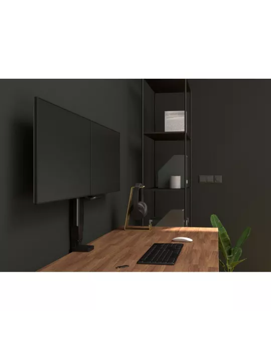 MULTIBRACKETS 9981 Support de table articulé Multibrackets Deskmount Slim Basic Dual - écran de 17" - 27" Vesa Max 100x100