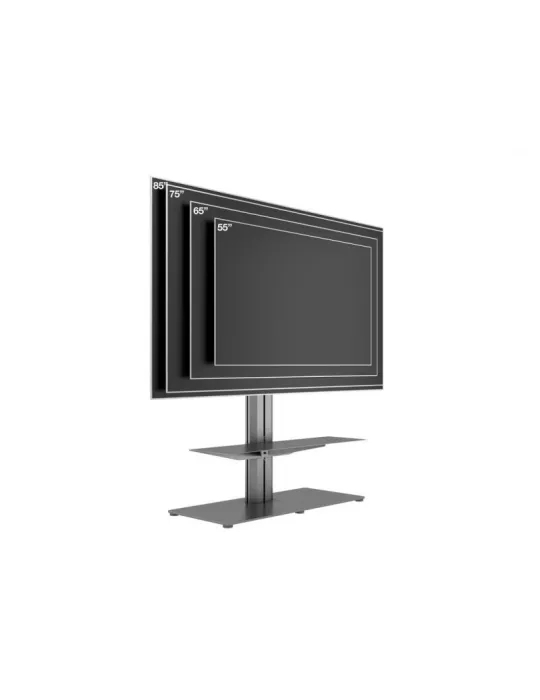 MULTIBRACKETS 0846 Soporte de suelo con estante Multibrackets Public Display Stand 110 HD Simple Negro Base de suelo - pantall