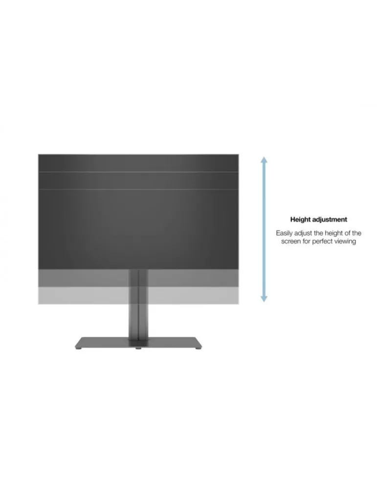 MULTIBRACKETS 0846 Bodenständer inkl. Tablet Multibrackets Public Display Stand 110 HD Simple Schwarz Floorbase -Bildschirm 50