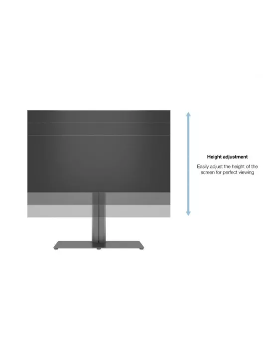 MULTIBRACKETS 0846 Floor stand including shelf Multibrackets Public Display Stand 110 HD Simple Black Floorbase -screen 50 -85
