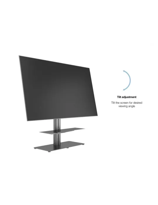 MULTIBRACKETS 0846 Bodenständer inkl. Tablet Multibrackets Public Display Stand 110 HD Simple Schwarz Floorbase -Bildschirm 50