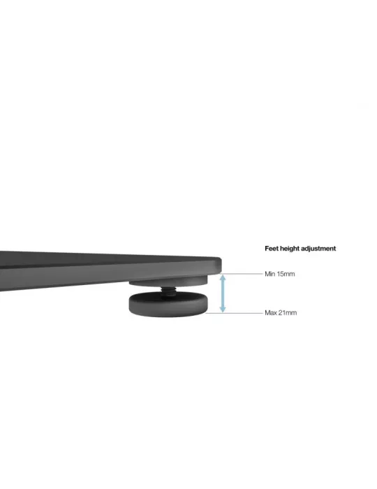 MULTIBRACKETS 0846 Soporte de suelo con estante Multibrackets Public Display Stand 110 HD Simple Negro Base de suelo - pantall