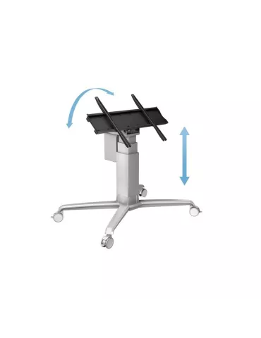 MULTIBRACKETS 3927 Motorisierter und neigbarer Bodenständer Multibrackets Motorized Touch Tilt   Table 120 kg Max - Bildschirm