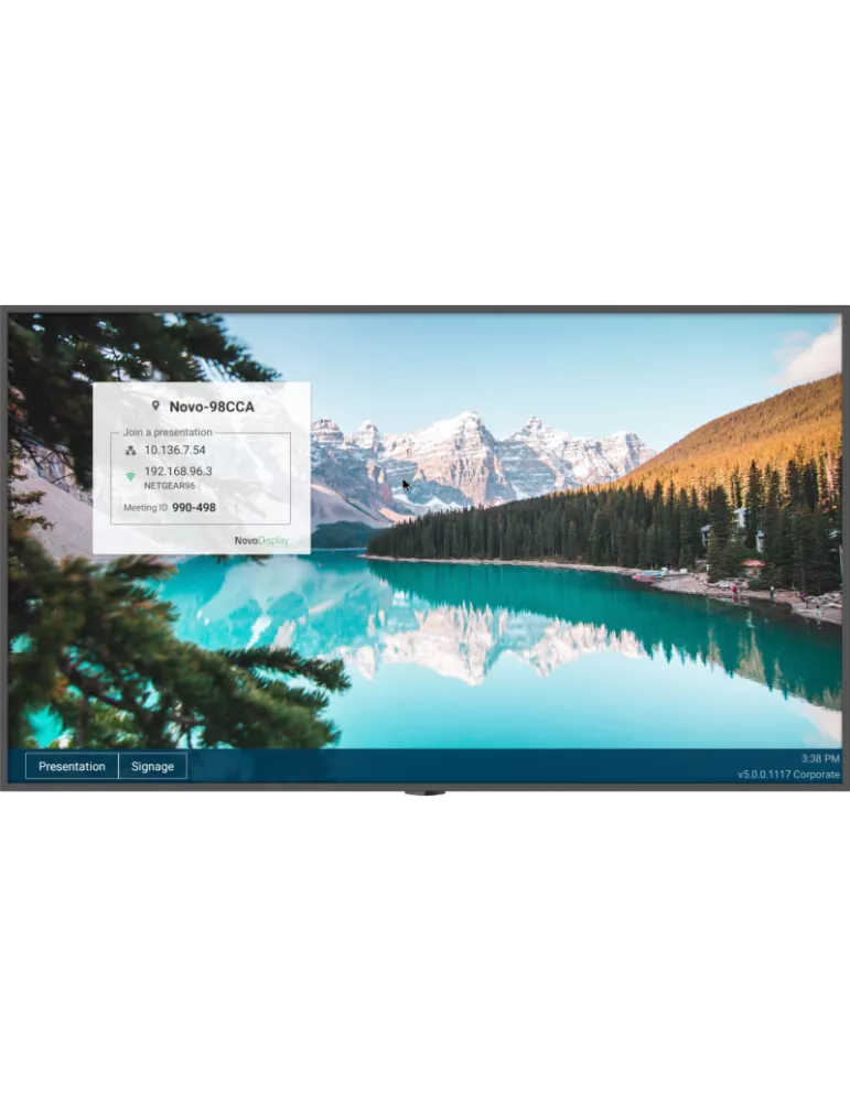 VIVITEK DK753 Moniteur 75''   4K UHD 500cd/m2 SoC 24/7 Paysage/Portrait