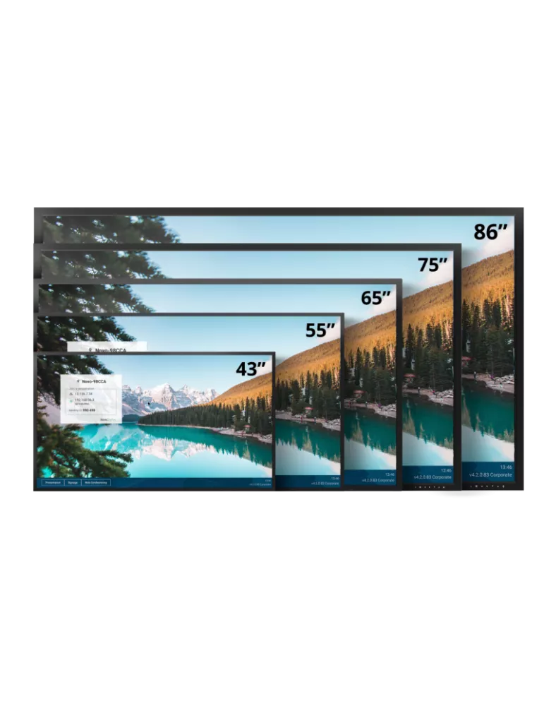 VIVITEK DK753 Moniteur 75''   4K UHD 500cd/m2 SoC 24/7 Paysage/Portrait
