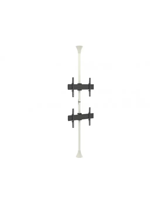 MULTIBRACKETS 5716 Support sol plafond Multibrackets Floor to Ceiling Mount Pro MBFC2U Blanc - 2 écrans 40"-65" VESA Max 600x40