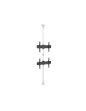 MULTIBRACKETS 5716 Support sol plafond Multibrackets Floor to Ceiling Mount Pro MBFC2U Blanc - 2 écrans 40"-65" VESA Max 600x40