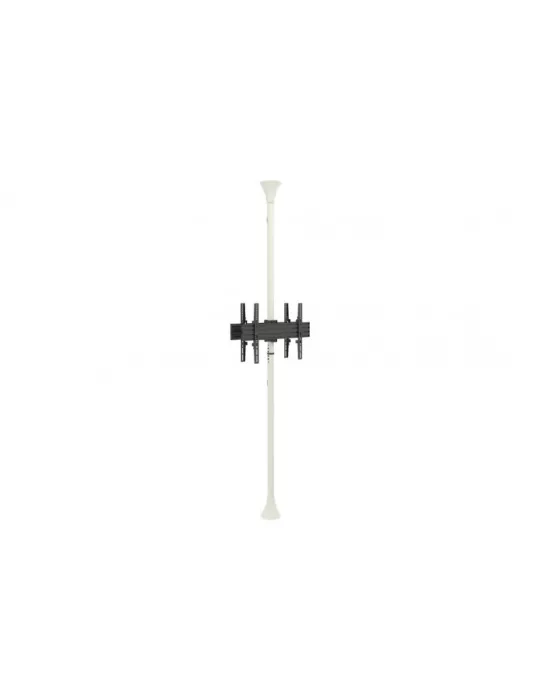 MULTIBRACKETS 5716 Soporte sol plafond Multibrackets Soporte de suelo a techo Pro MBFC2U Blanco - 2 pantallas 40 -65  VESA Max