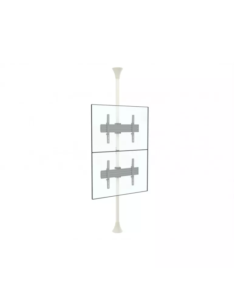 MULTIBRACKETS 5716 Support sol plafond Multibrackets Floor to Ceiling Mount Pro MBFC2U White - 2 screens 40 -65  VESA Max 600x