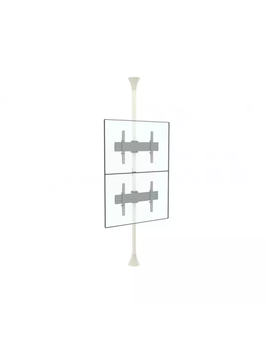 MULTIBRACKETS 5716 Soporte sol plafond Multibrackets Soporte de suelo a techo Pro MBFC2U Blanco - 2 pantallas 40 -65  VESA Max