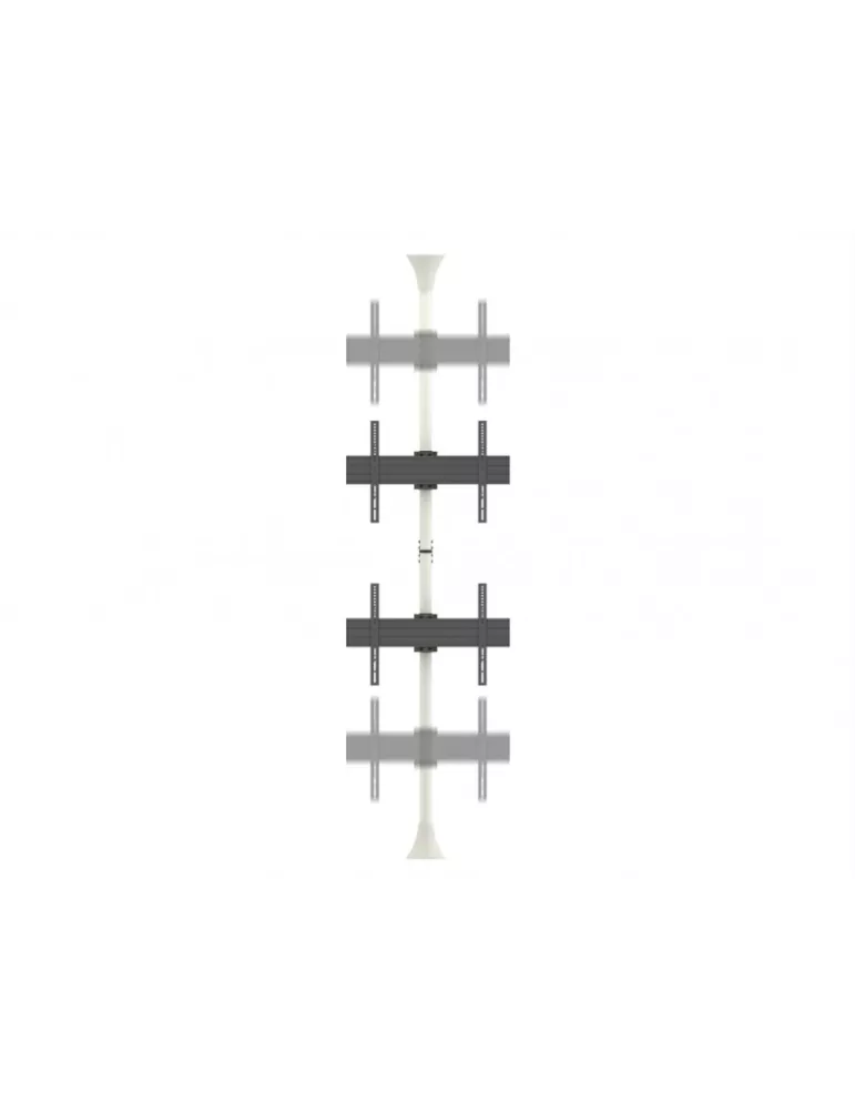 MULTIBRACKETS 5716 Support sol plafond Multibrackets Floor to Ceiling Mount Pro MBFC2U White - 2 screens 40 -65  VESA Max 600x