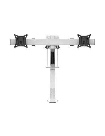 MULTIBRACKETS 5945 Soporte de mesa articulado Multibrackets Brazo de elevación a gas Single w. Travesaño Duo - 2 pantallas de 2
