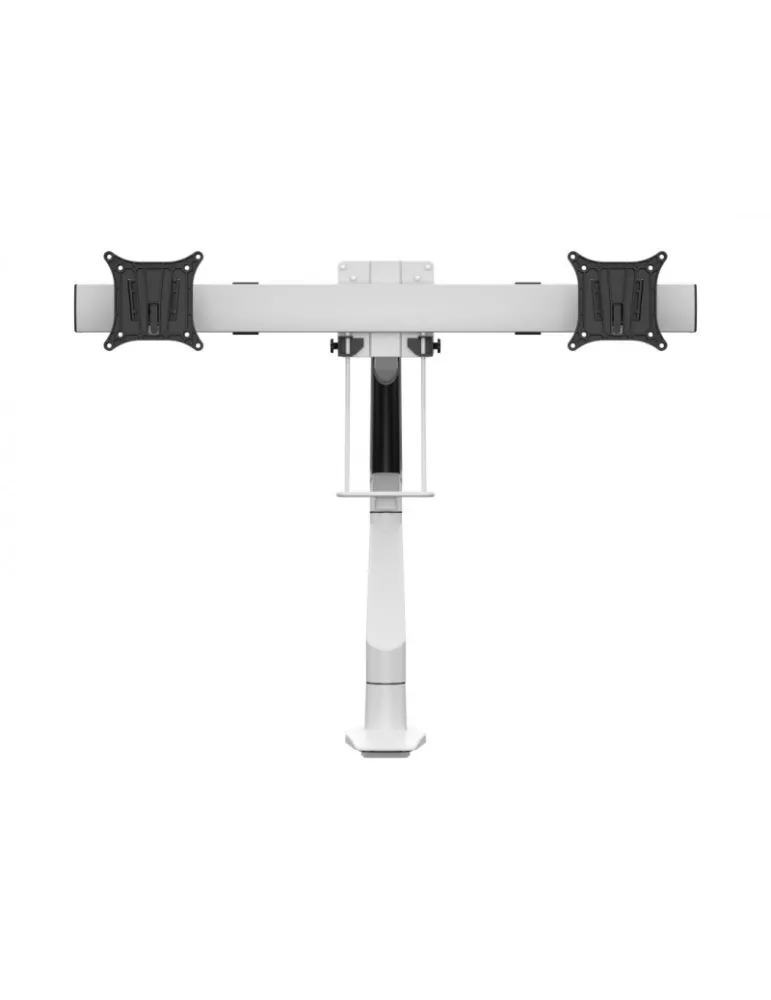 MULTIBRACKETS 5945 Soporte de mesa articulado Multibrackets Brazo de elevación a gas Single w. Travesaño Duo - 2 pantallas de