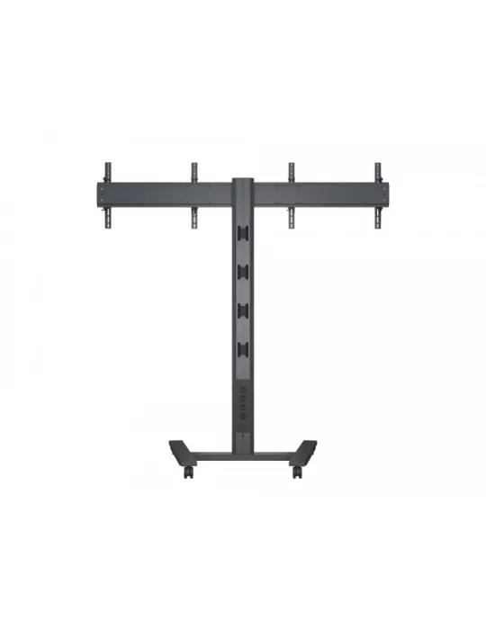 MULTIBRACKETS 5358 Mobiler neigbarer Ständer Multibrackets Public Display Stand 180 HD Dual - 2 Bildschirme 40 -60  VESA Max 8