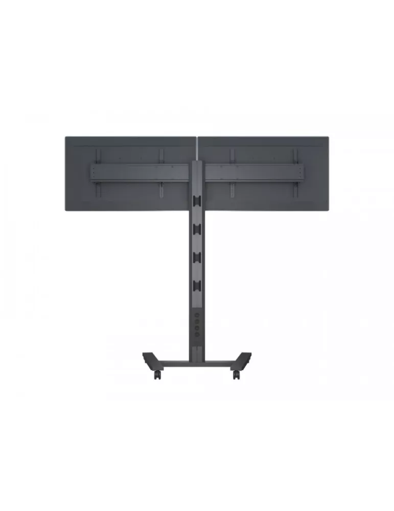 MULTIBRACKETS 5358 Mobiler neigbarer Ständer Multibrackets Public Display Stand 180 HD Dual - 2 Bildschirme 40 -60  VESA Max 8