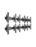 MULTIBRACKETS 5044 Multisoportes de pared Wallmount Pro MBW3x2U Push In Pop Out Negro - 6 pantallas 32 -55  VESA Max 400x400 M