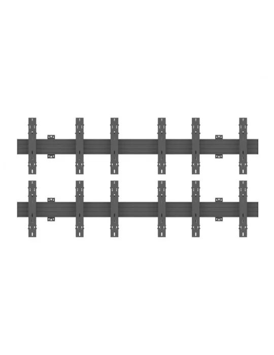 MULTIBRACKETS 5044 Multisoportes de pared Wallmount Pro MBW3x2U Push In Pop Out Negro - 6 pantallas 32 -55  VESA Max 400x400 M
