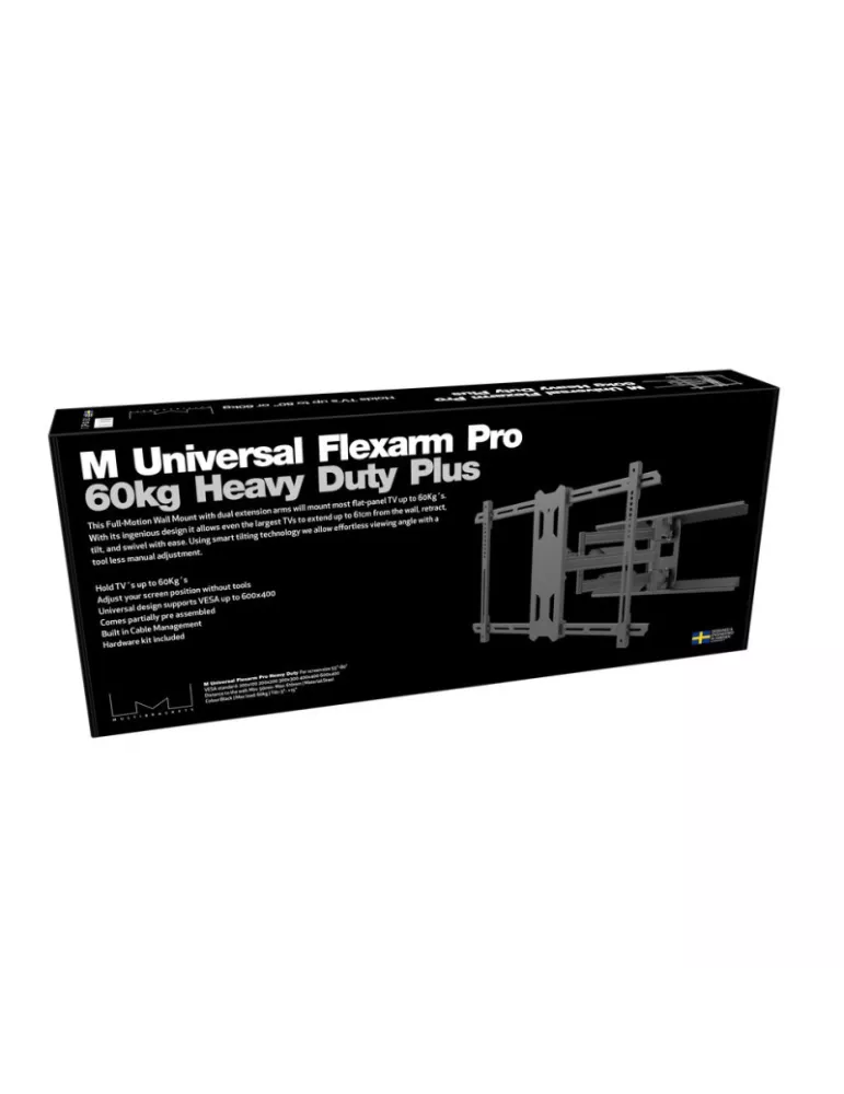 5471 Articulated wall support Multibrackets FlexArm Pro 60kg Heavy Duty Ref   null MUL5471 | MusicGoodDeal