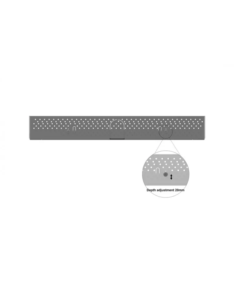 MULTIBRACKETS 1102 Cadre Multibrackets Enclosure Wall Small Black - Samsung 43" QB/QM/QH REF: