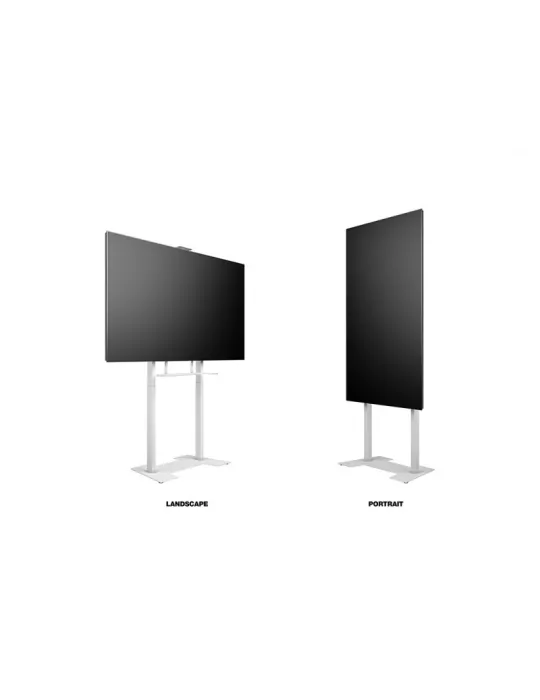 MULTIBRACKETS 0181 Support sol motorisé  FloorBase XL 150kg Blanc Ecran 42" - 100" -Vesa Max 1000x600