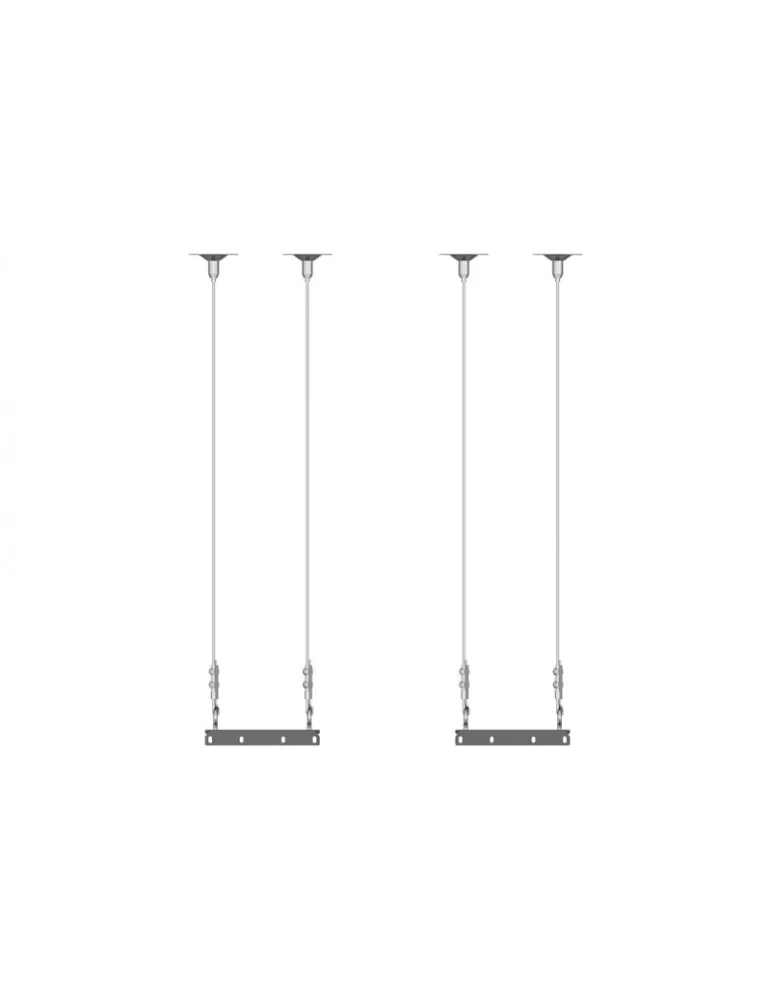MULTIBRACKETS 1546 Ceiling sling support Multibrackets 1500mm Wire Connecting Plate Large MULTIBRACKETS MUL1546 | MusicGoodDea