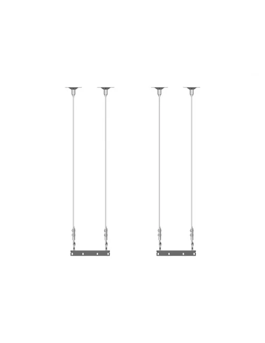 MULTIBRACKETS 1546 Deckenhalter mit Schlingen Multibrackets 1500mm Wire Connecting Plate Large MULTIBRACKETS MUL1546 | MusicGo