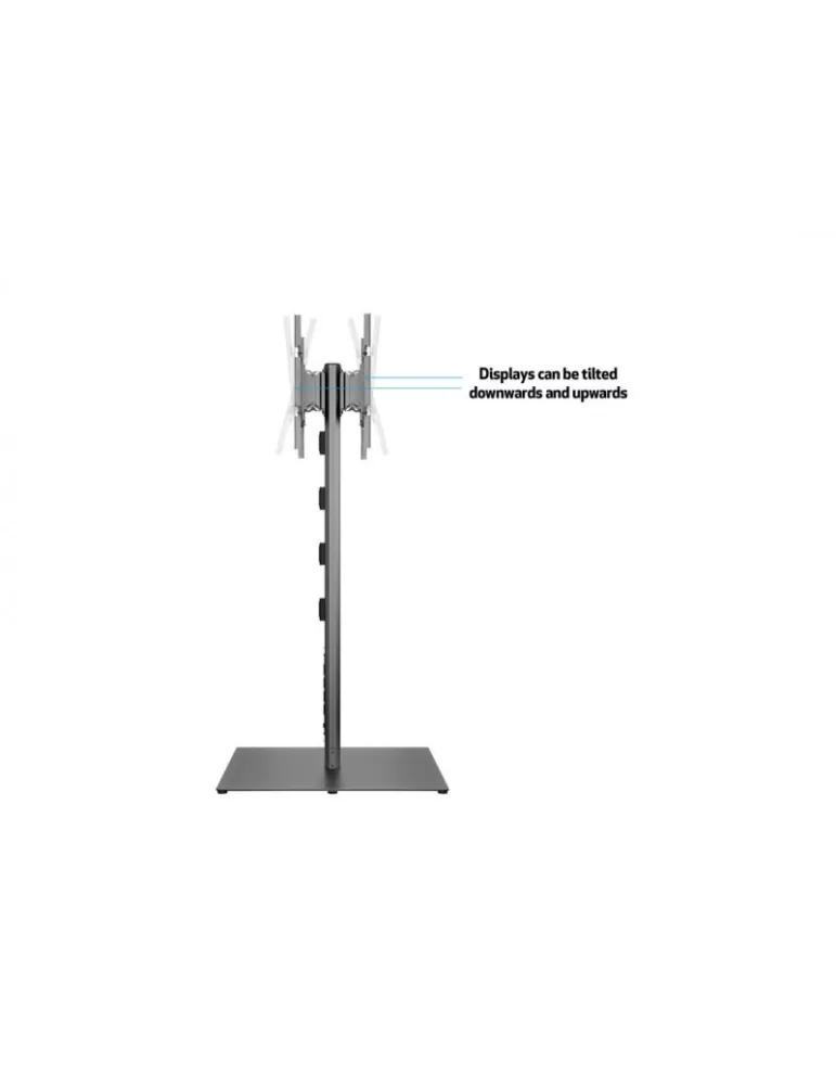 MULTIBRACKETS 7284 Soporte sol 2x ecrans Multibrackets Public Display Stand 180HD Back to Back MULTIBRACKETS MUL7284 | MusicGo