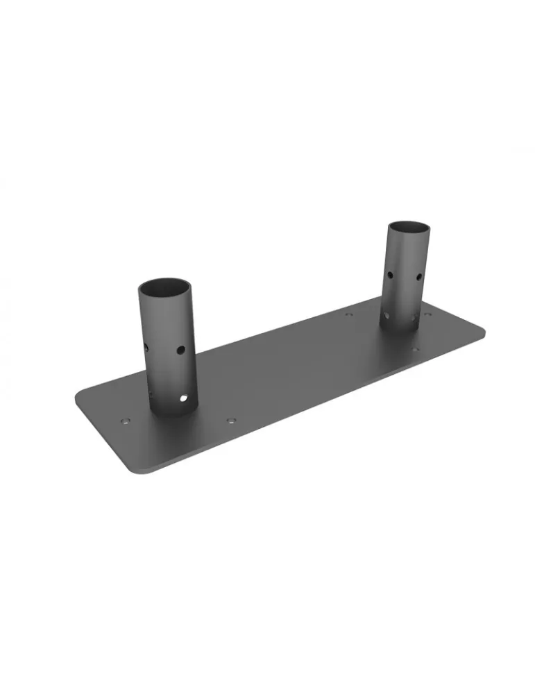 MULTIBRACKETS 6305 Bodenständer aus Stahl Multibrackets Bolt Down Dual Pole Plate Schwarz MULTIBRACKETS MUL6305 | MusicGoodDea