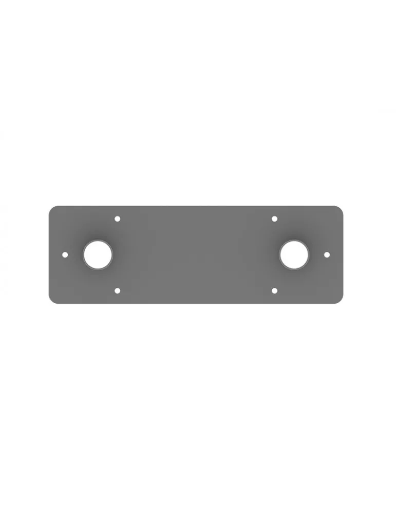 MULTIBRACKETS 6305 Floor-mounted steel base Multibrackets Bolt Down Dual Pole Plate Black MULTIBRACKETS MUL6305 | MusicGoodDea
