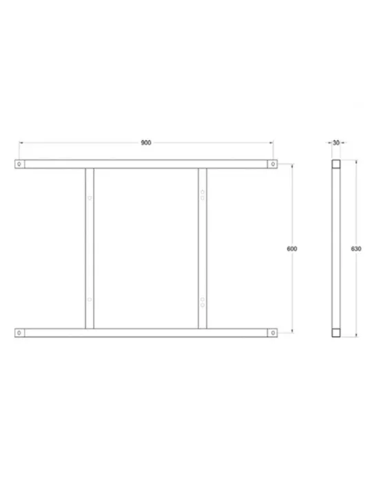 MULTIBRACKETS 1756 Multibrackets Push HD 900x600 extension kit - 50  - 95  screen MULTIBRACKETS MUL1756 | MusicGoodDeal