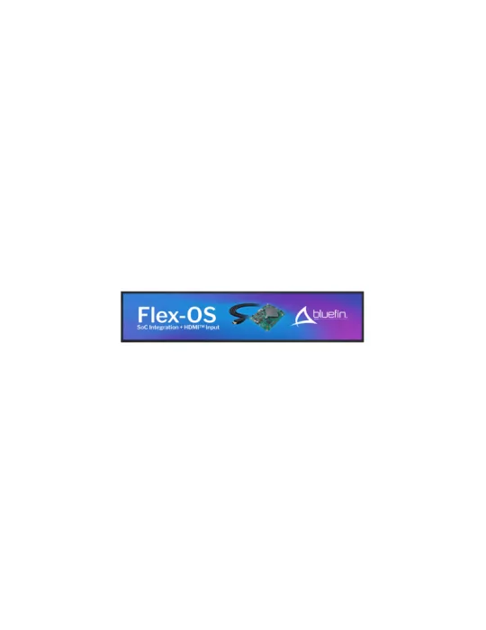 Bluefin 2030180020 Pantalla ultra ancha 48,5  BLUEFIN 20-3018-0020 Acabado UW 3840x720 Flex OS HS145 Bluefin BLU2030180020 | M
