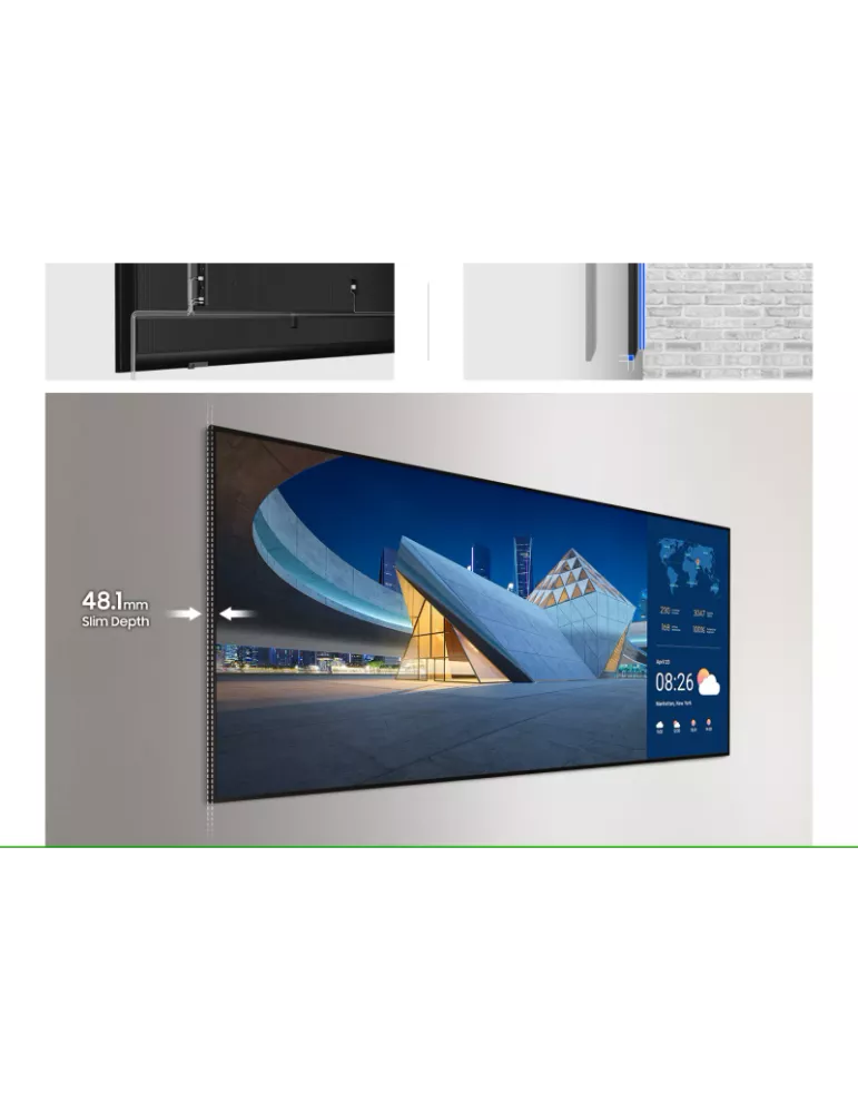 SAMSUNG LH105QPD5BGX 105   Samsung QP105DX-5K monitor (5K QLED 500cd m221 9) 24 7) SAMSUNG SAMLH105QPD5BGX | MusicGoodDeal