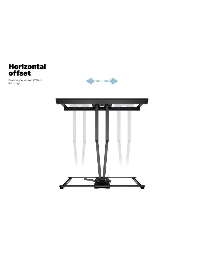 MULTIBRACKETS 2864 Articulated wall mount Multibrackets Flexarm Pro Dual HD Offset for 42 -100  screens - Weight 70kg Vesa 700