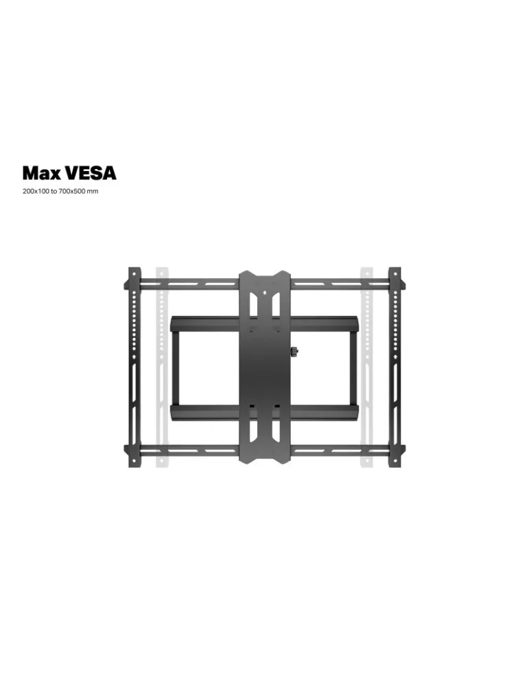 MULTIBRACKETS 2864 Articulated wall mount Multibrackets Flexarm Pro Dual HD Offset for 42 -100  screens - Weight 70kg Vesa 700