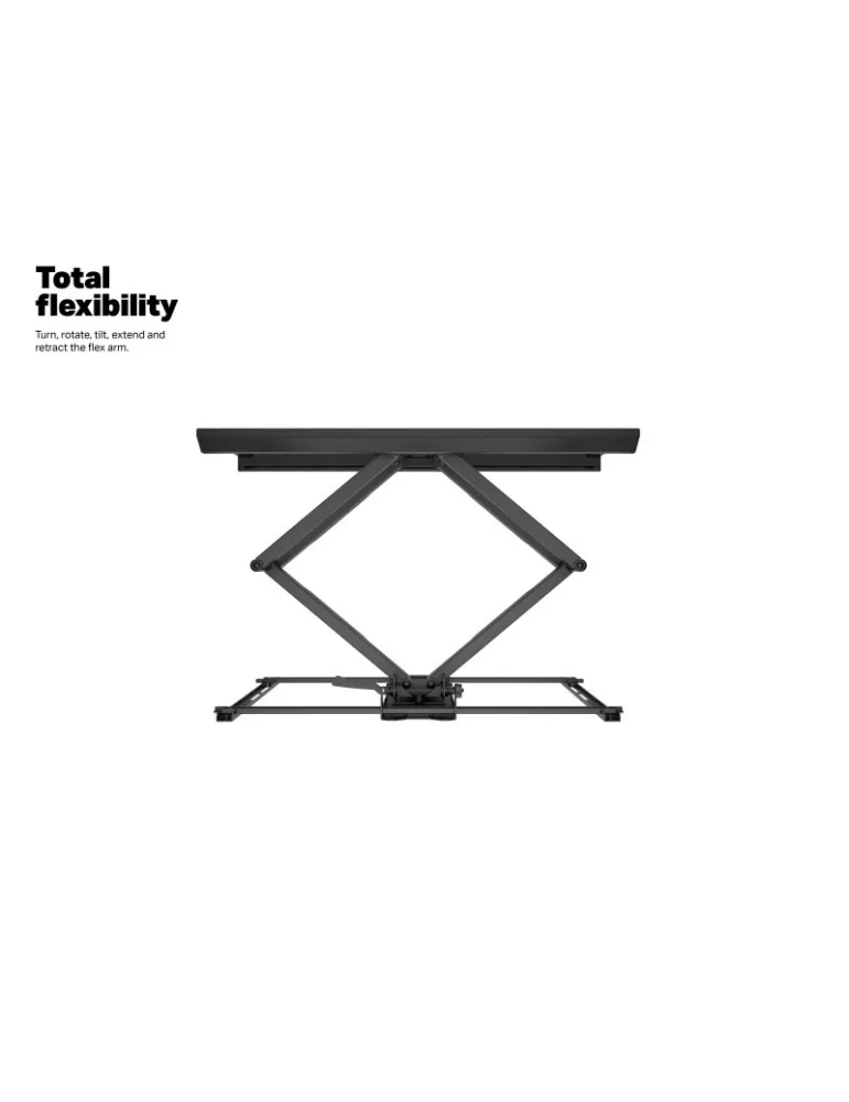 MULTIBRACKETS 2864 Support mural Articulé Multibrackets Flexarm Pro Dual HD Offset pour ecran 42"-100" - Poids 70kg Vesa 700x50