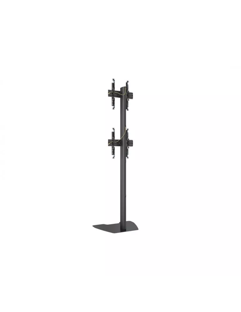 MULTIBRACKETS 5612 Support sol a fixer Multibrackets Floorstand Column Pro MBFSC2U 270 Noir - 2 écrans 40"-65" VESA Max 400x400
