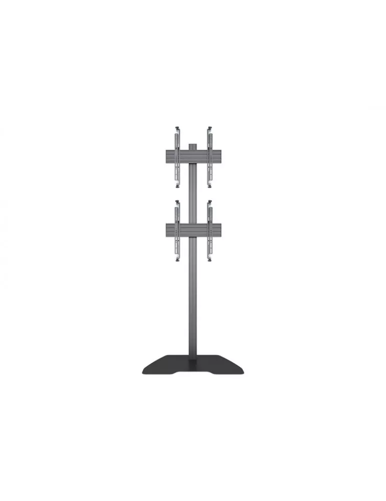 MULTIBRACKETS 5612 Soporte sol a fijador Multibrackets Columna de pie Pro MBFSC2U 270 Negro - 2 pantallas 40 -65  VESA Max 400