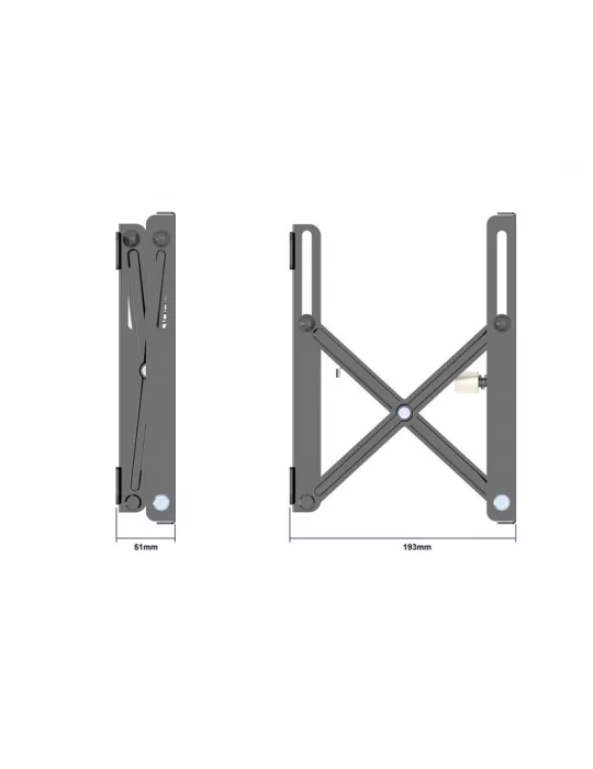 MULTIBRACKETS 5636 Support mural Multibrackets Video Wall Mount Push X Small 200 - screens 13-43  VESA Max 200x200 MULTIBRACKE