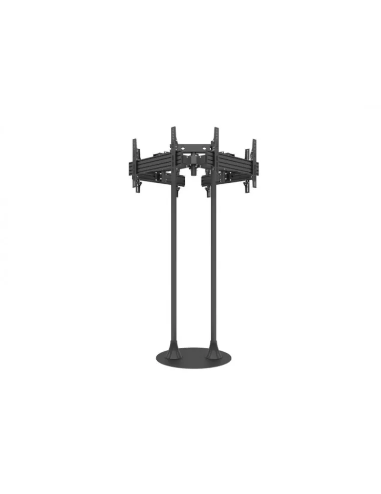 MULTIBRACKETS 7703 Multibrackets MBF4U Floorstand Quad Pro - 32 -65  screen VESA Max 400x400 MULTIBRACKETS MUL7703 | MusicGood
