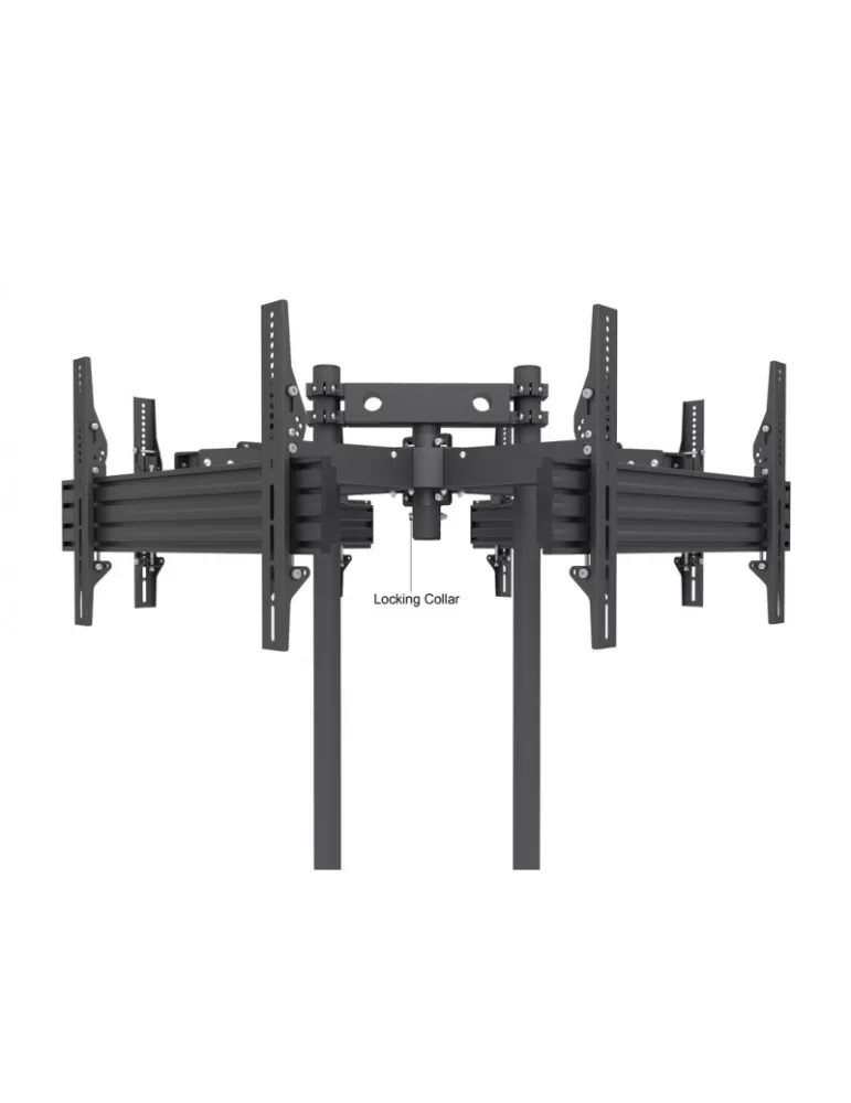 MULTIBRACKETS 7703 Multibrackets MBF4U Floorstand Quad Pro - 32 -65  screen VESA Max 400x400 MULTIBRACKETS MUL7703 | MusicGood
