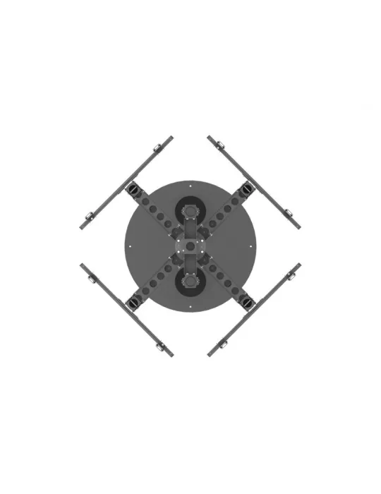 MULTIBRACKETS 7703 Support sol Multibrackets MBF4U Floorstand Quad Pro - écran 32"-65" VESA Max 400x400