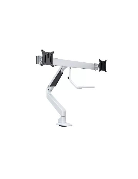 MULTIBRACKETS 6379 Articulated table support Multibrackets Gas Lift Arm w. Duo Crossbar - 2 screens 15 - 28  VESA Max 100x100